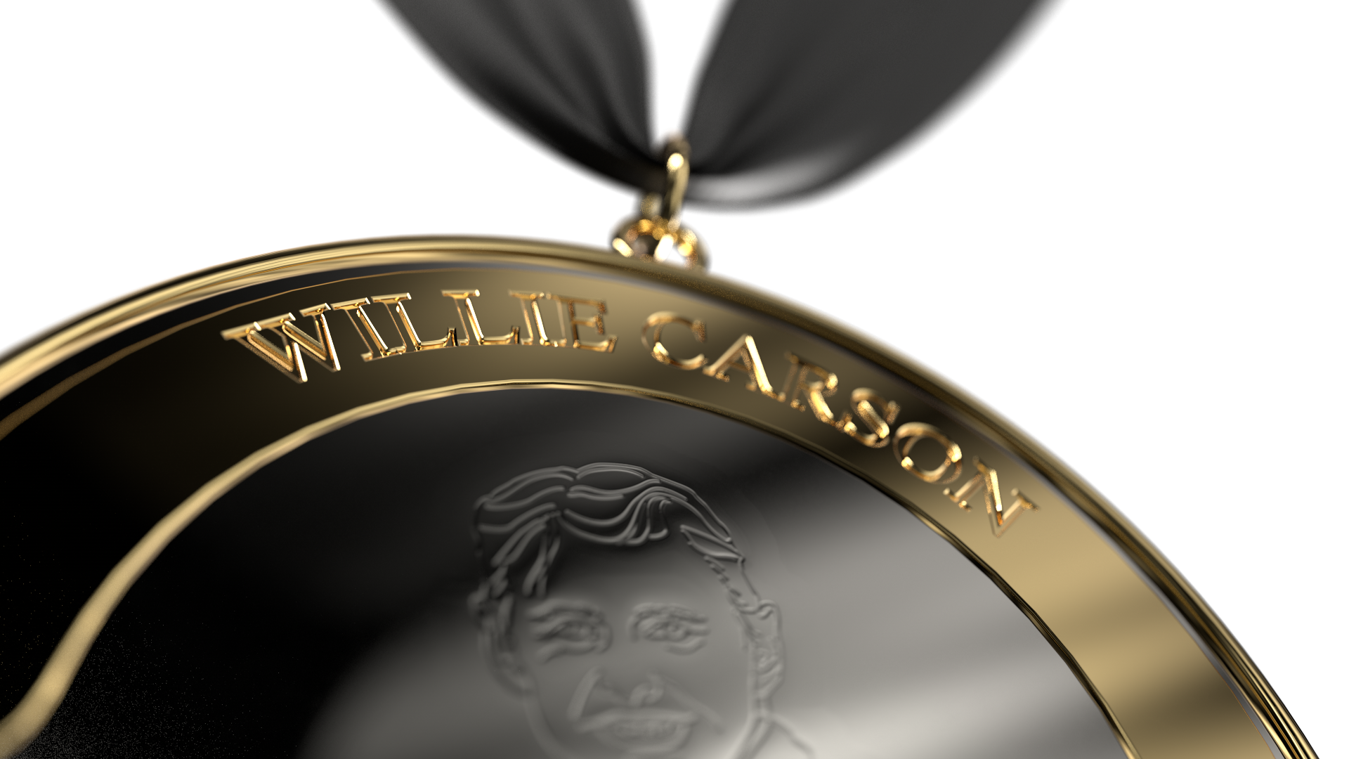 Willie Carson hall of fame medal
