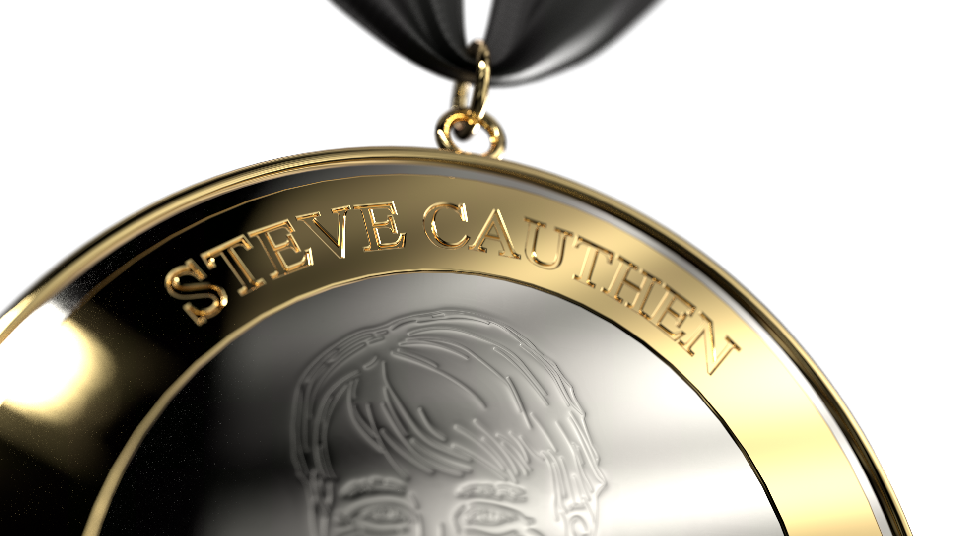 Hall of Fame medal for Jockey Steve Cauthen